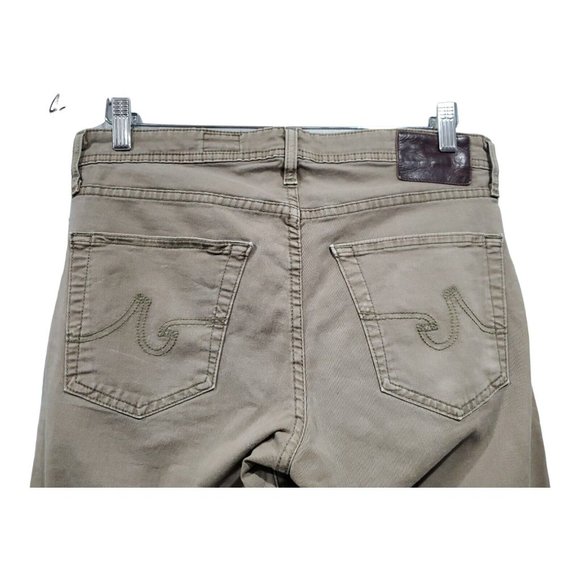 AG Adriano Goldschmied The Matchbox Jeans Slim Straight Brown Tan Men's Sz 31 - Picture 8 of 14